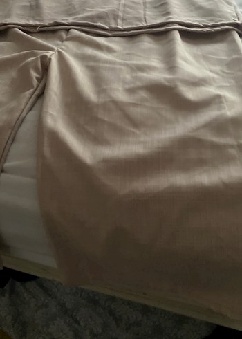 48 Beden Kadın Bej Keten pant ve üst Pant kapri çok şık uygun fiatla