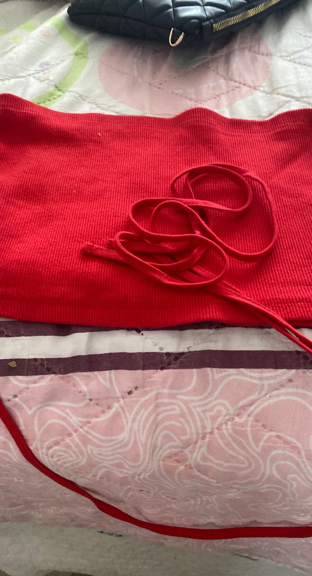 Kırmızı mini üst - Görsel 3