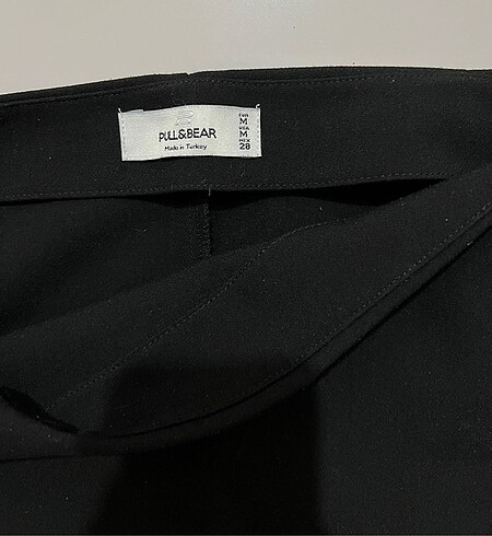 m Beden Pull&Bear Kadın Siyah Mini Etek