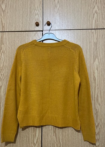 Sarı Kadın Triko Kazak - Görsel 2