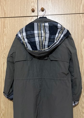 Kadın Kamuflaj Desenli haki Yağmurluk - Görsel 3