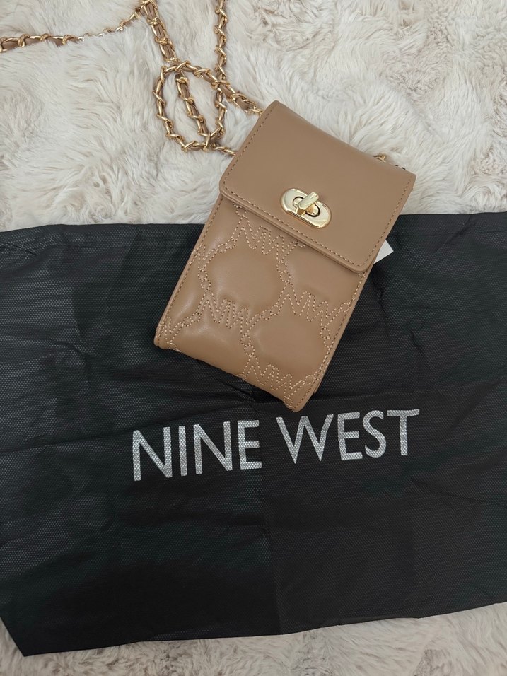 Bej Deri Zincir Detaylı Kadın Çanta - Görsel 4