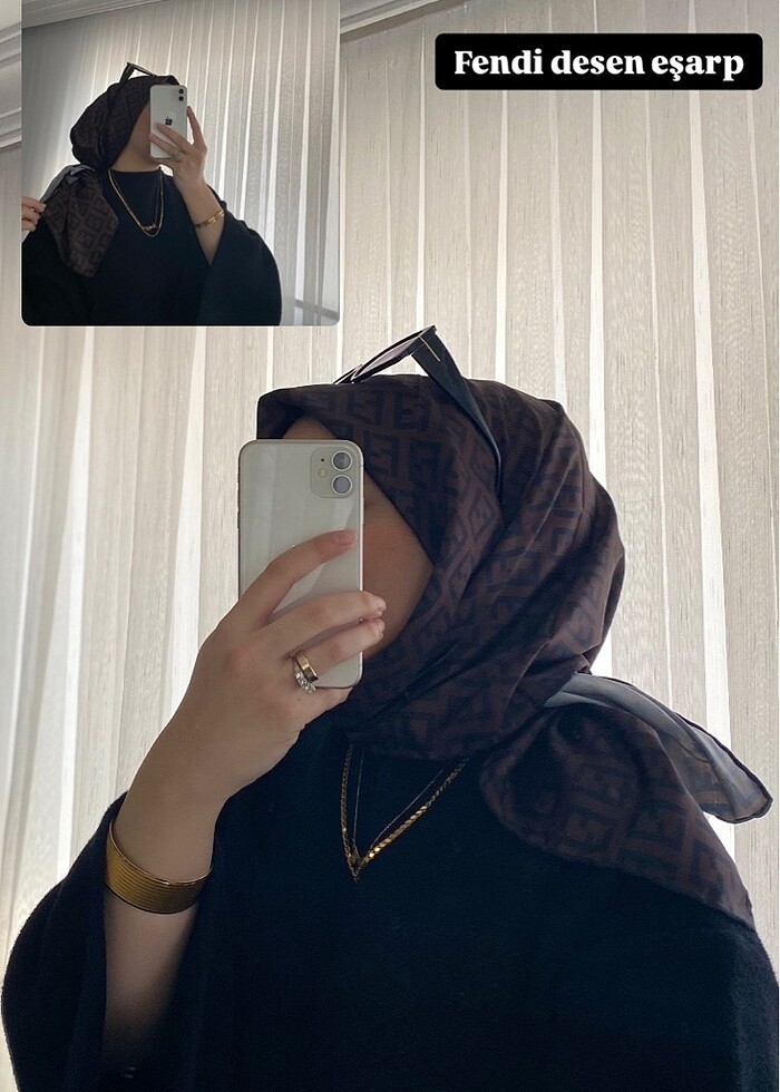 Fendi eşarp - Görsel 2
