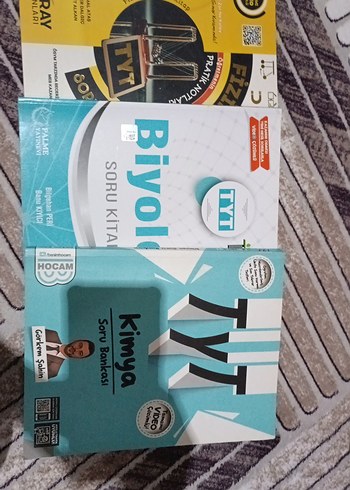 Tyt Fizik Kimya Biyoloji Soru kitabı