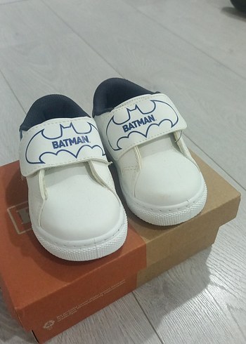 Beyaz Baskılı Batman Erkek Çocuk Spor Ayakkabı - Görsel 2