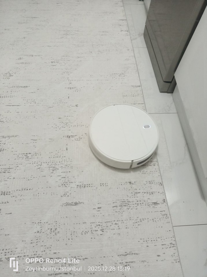 Beyaz  Robot Süpürge - Görsel 2