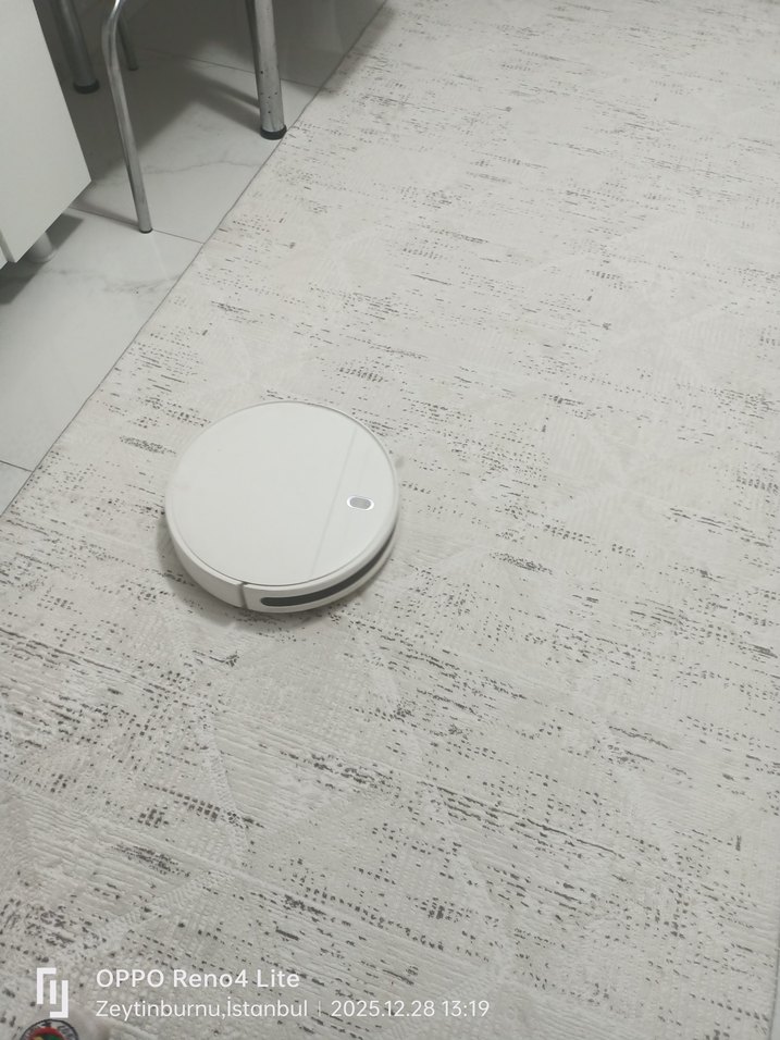 Beyaz  Robot Süpürge - Görsel 3