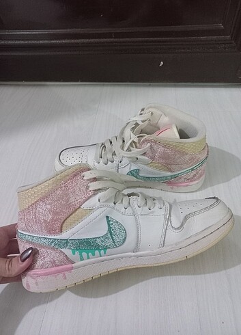 Nike NİKE AİR JORDAN 1 MİD PAİNT DRİP