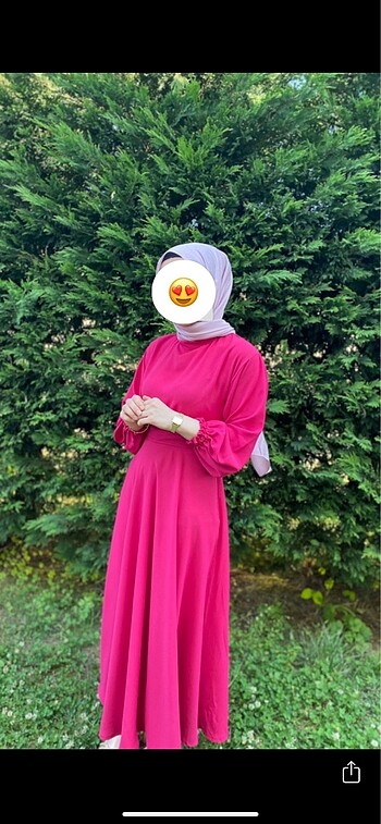 Pembe Özel Dikim Elbise