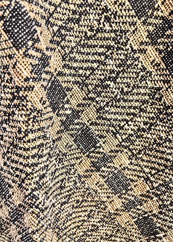 Mango Desenli Kolsuz Triko Elbise - Görsel 4