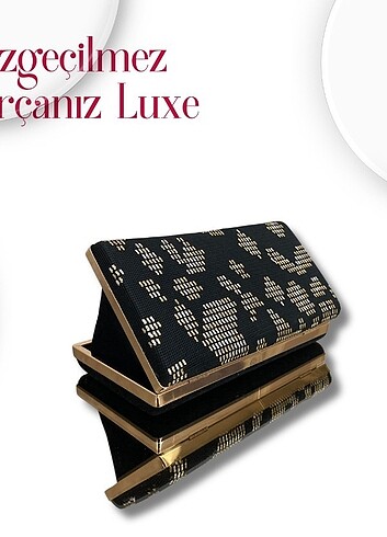 Luxe El Yapımı Kadife Çanta - Görsel 2