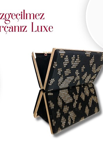 Luxe El Yapımı Kadife Çanta - Görsel 7