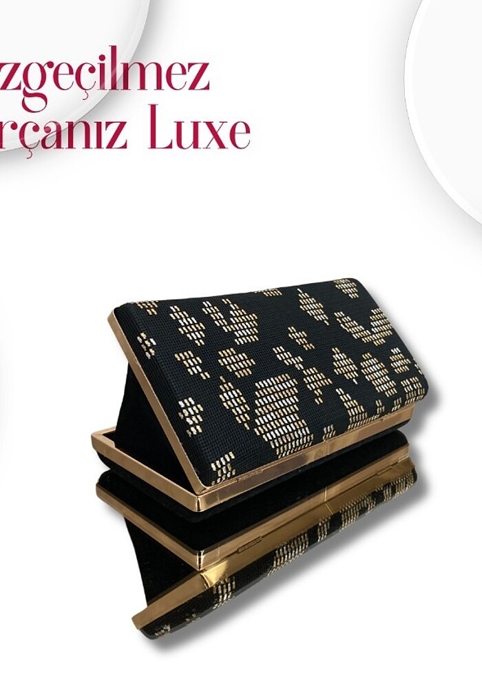 Luxe El Yapımı Kadife Çanta - Görsel 2