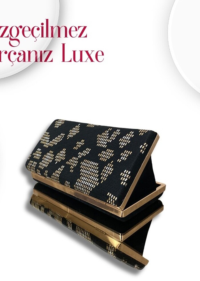 Luxe El Yapımı Kadife Çanta - Görsel 5