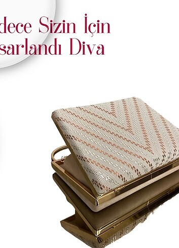 Diva El Yapımı Kadife Çanta - Görsel 2