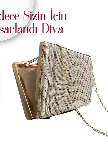 Diva El Yapımı Kadife Çanta - Görsel 4