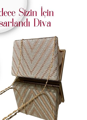 Diva El Yapımı Kadife Çanta - Görsel 5