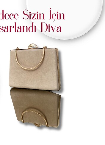 Diva El Yapımı Kadife Çanta - Görsel 7