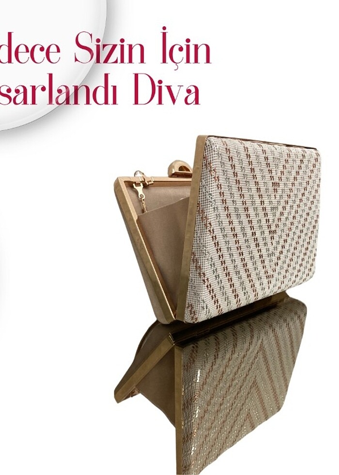 Diva El Yapımı Kadife Çanta - Görsel 3