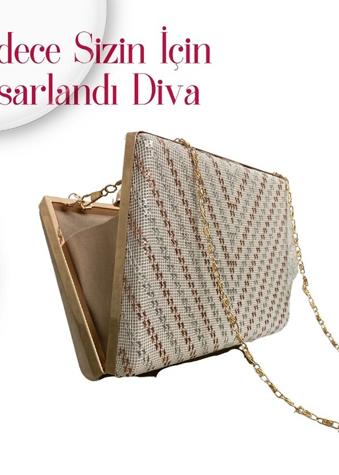 Diva El Yapımı Kadife Çanta - Görsel 4