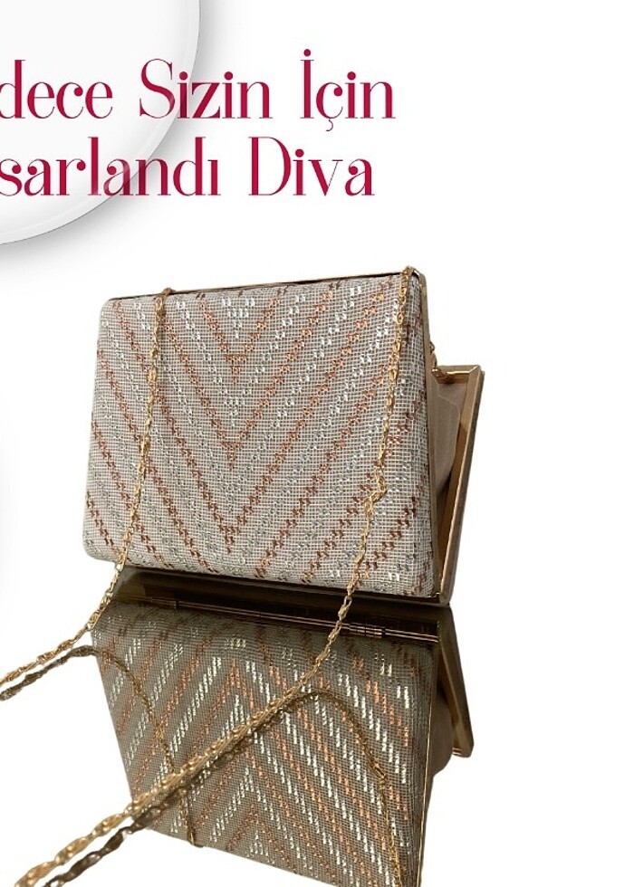 Diva El Yapımı Kadife Çanta - Görsel 5
