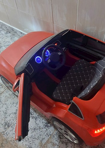 Koyu Kırmızı Elektrikli Çocuk Araba kumandalı - Görsel 2