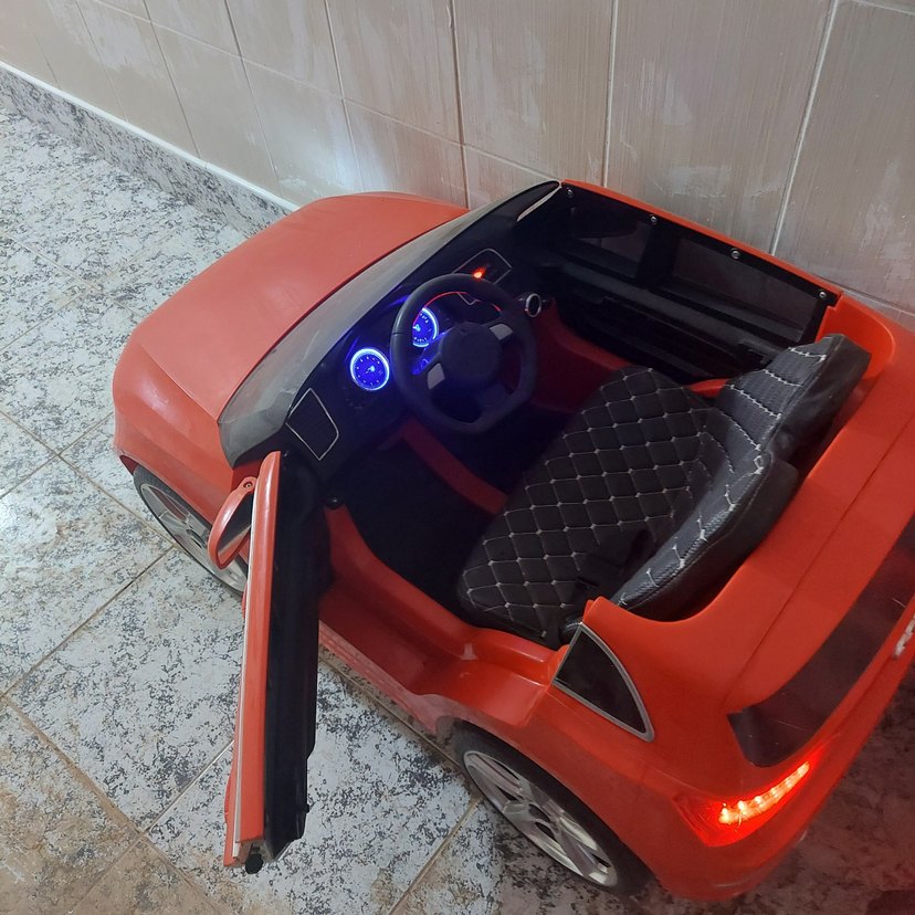 Koyu Kırmızı Elektrikli Çocuk Araba kumandalı - Görsel 2