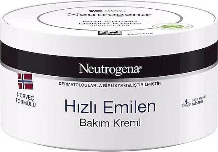 Neutrogena Hızla emilen bakım kremi 200ml