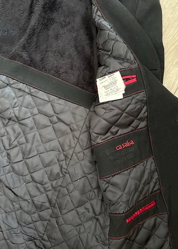 Erkek Siyah Düğmeli Midi Kaban - Görsel 5