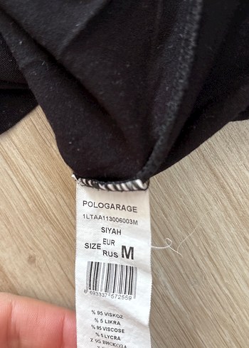 Nakışlı Boncuklu Siyah Bohem Kısa Kollu Tişört - Görsel 3