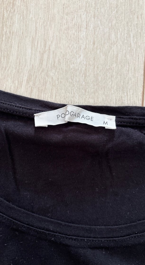 Nakışlı Boncuklu Siyah Bohem Kısa Kollu Tişört - Görsel 2