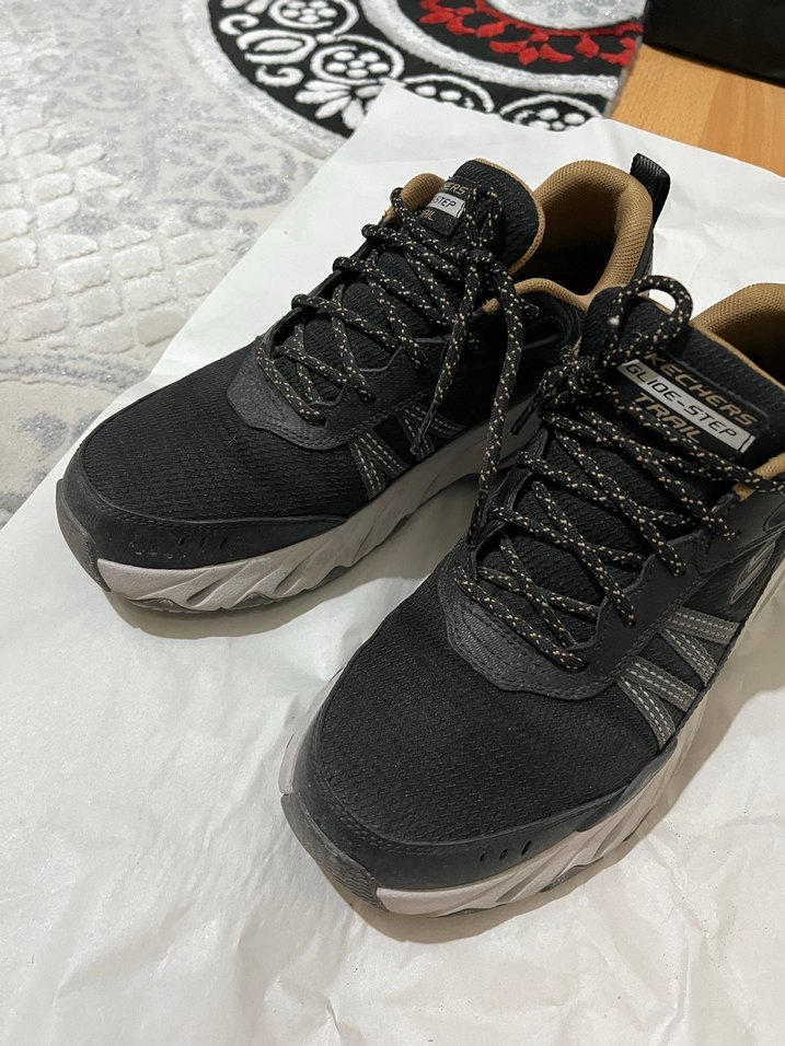 Skechers Siyah memory foam outdoor ayakkabı - Görsel 3