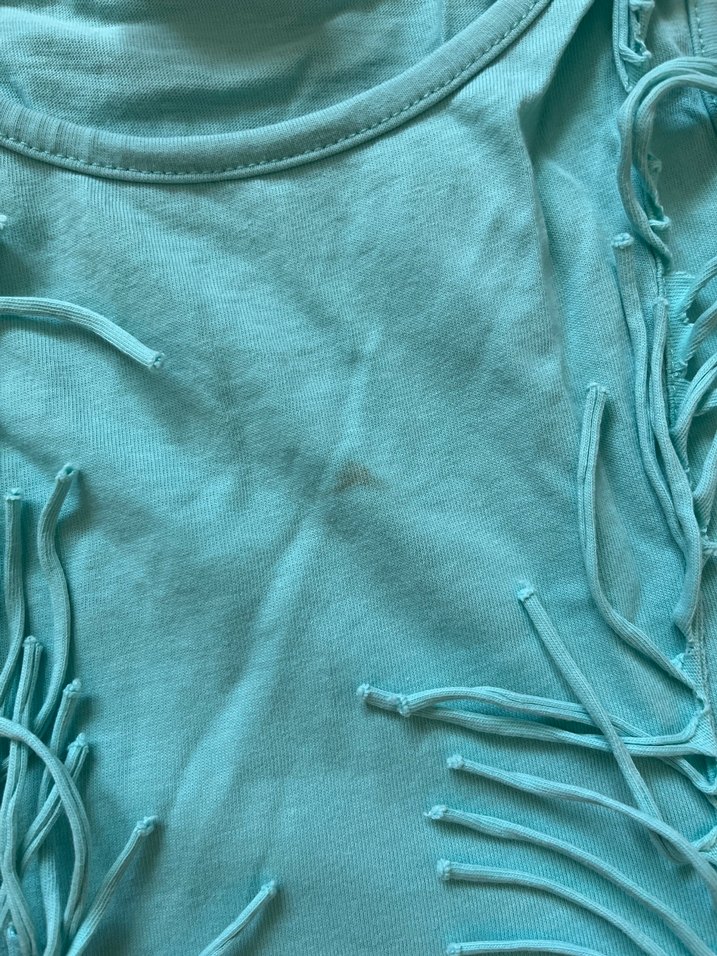 Turkuaz püsküllü Kız Çocuk Elbise - Görsel 2