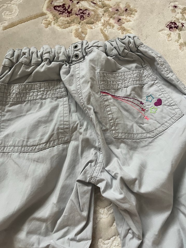 2 adet 9-10 yaş pantolon - Görsel 5