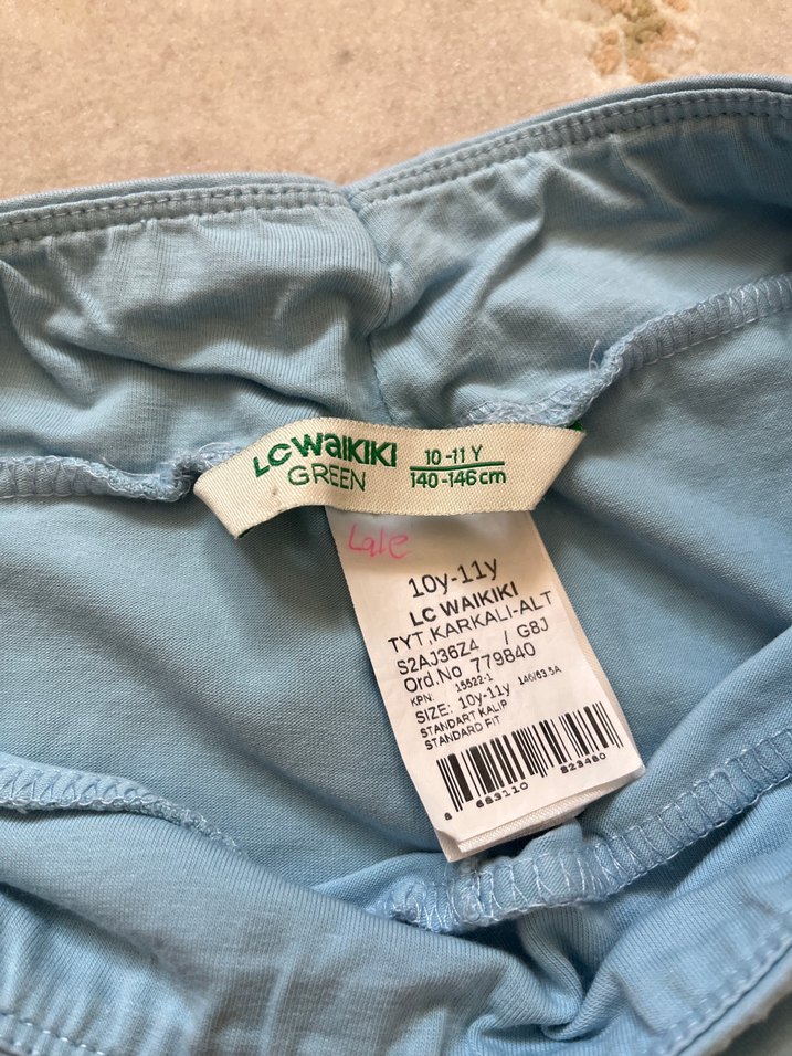 mavi kız spor şort - Görsel 3