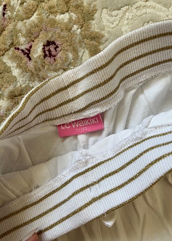 Düğmeli vintage Kız Şortu 2 adet - Görsel 7