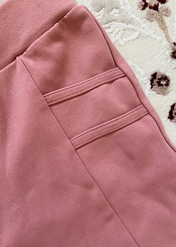 8 Yaş Beden Pembe Kız Sportif Pantolon