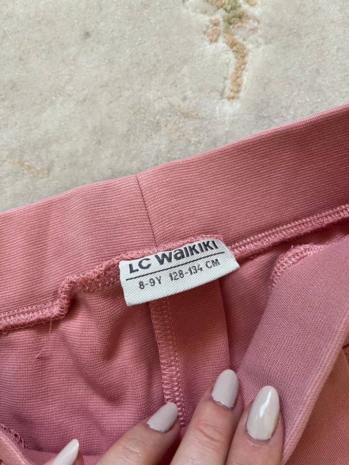 Pembe Kız Sportif Pantolon - Görsel 3