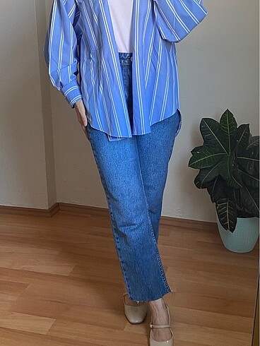 ZARA MODEL ULTRA YÜKSEL BEL JEANS