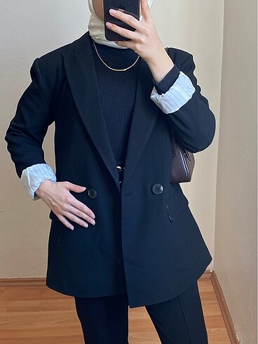 38 Beden siyah Renk Blazer Ceket