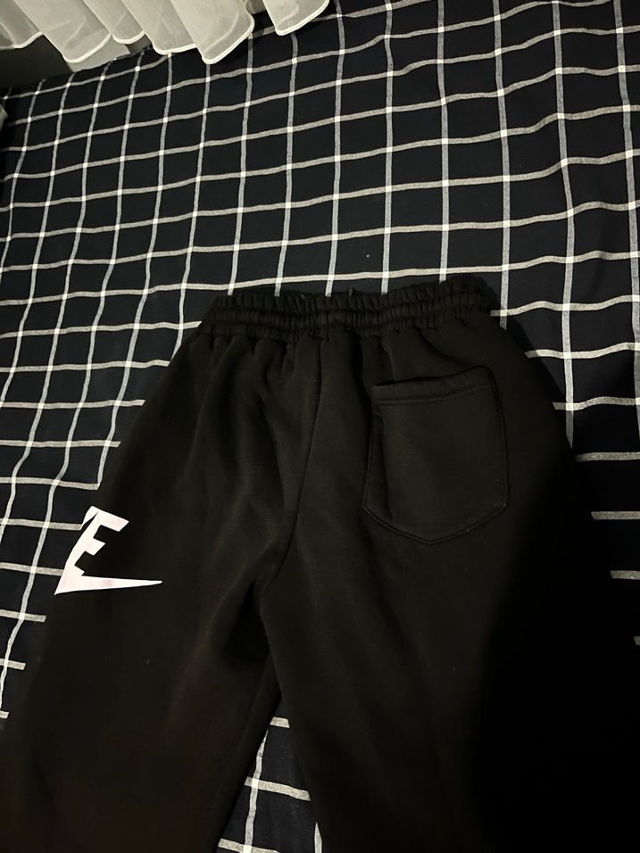 Nike Siyah Baskılı Rahat Kesim Eşofman Altı - Görsel 5