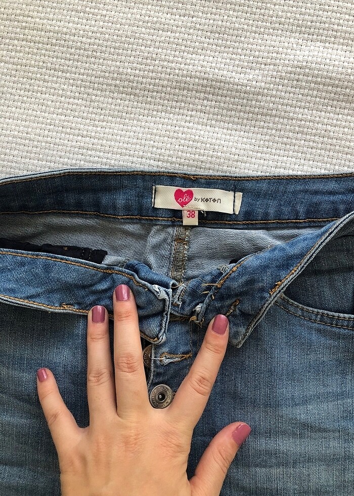 Koton jean şort - Görsel 2