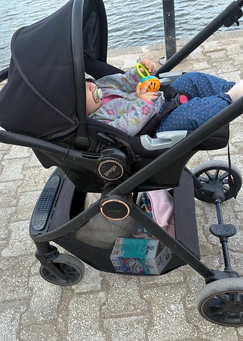 Prego 2028 Venüs Travel Sistem Bebek Arabası Siyah - Görsel 4