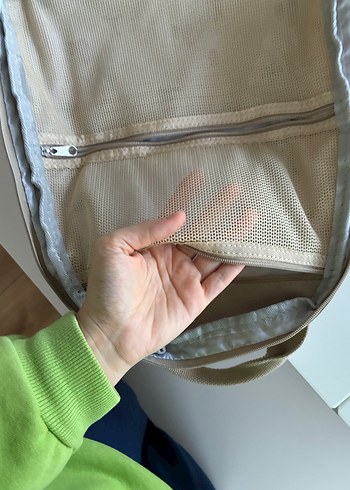 Bej Bebek bakım çantası - Görsel 8