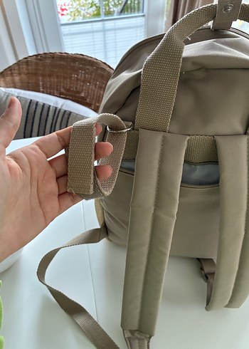 Bej Bebek bakım çantası - Görsel 4