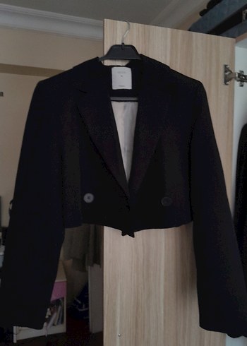 m Beden siyah Renk Siyah Kadın Blazer Ceket
