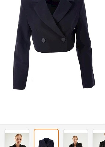 Quzu Siyah Kadın Blazer Ceket