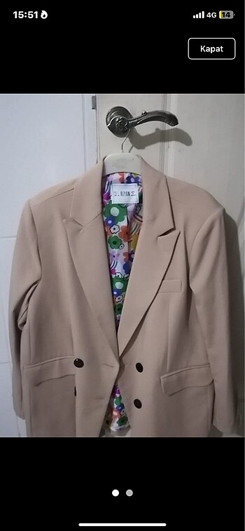 Krem blazer