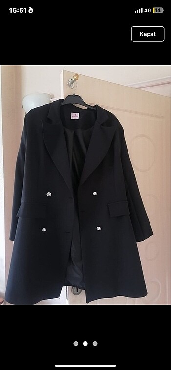 Diğer Siyah hiç kullanılmamış blazer