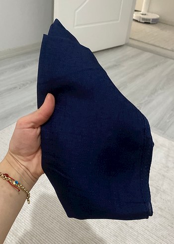 Kadın Lacivert şal - Görsel 3